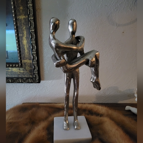 Couples statue  silver - Picture 7 of 13